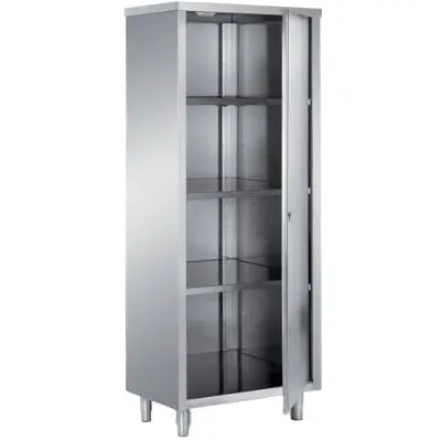 Mastro Hochschrank mit Flügeltür und 3 Borde, 800x600 mm