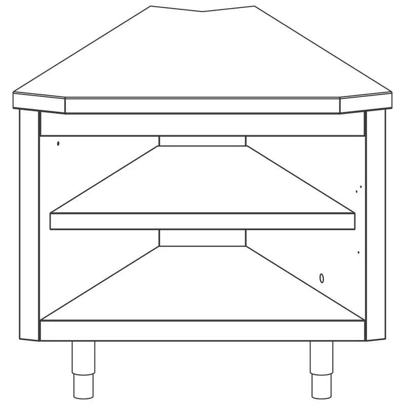 Mastro Innen-Eckelement 45°, 875x800 mm