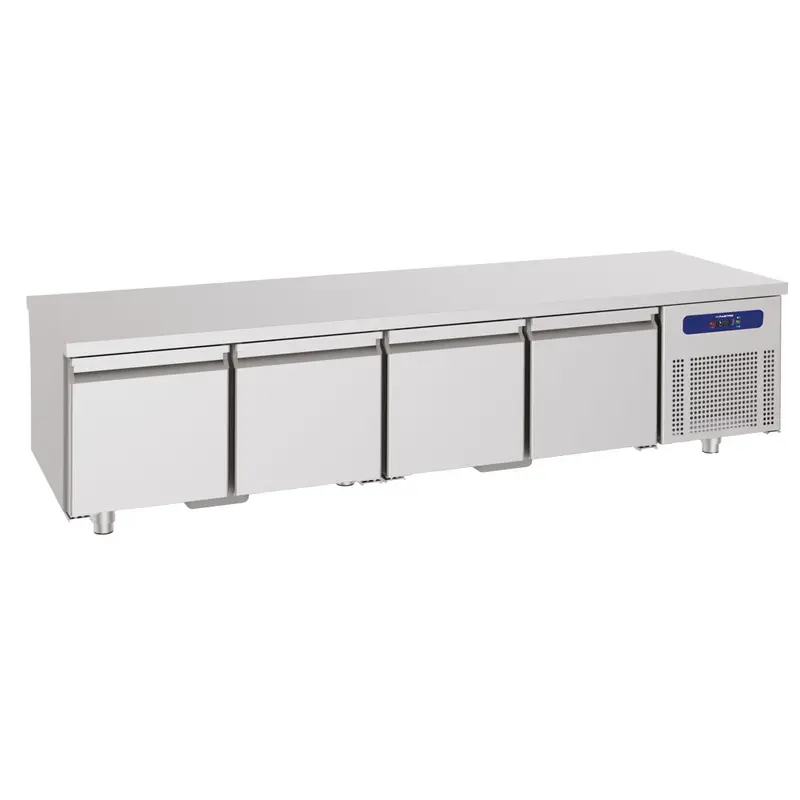 Mastro Kühlunterbau mit 4 Schubladen 1/1 für Kochgeräte 700er, B=2200 mm