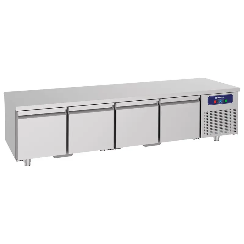 Mastro Kühlunterbau mit 4 Schubladen 1/1 für Kochgeräte, B=2200 mm