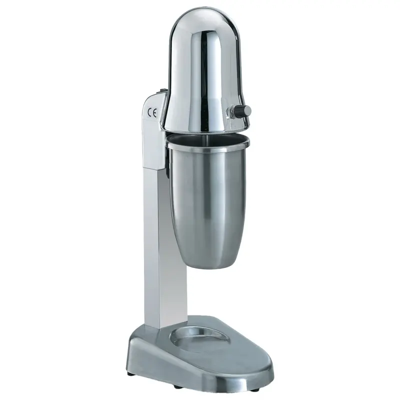 Mastro Milchshakemixer mit Geschwindigkeitsregler und 1 Edelstahlbecher 0,9 Liter