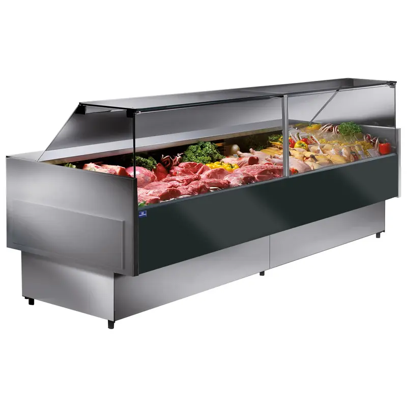 Mastro Neutrale Ausstelltheke 1040 mm mit gerader Frontverglasung