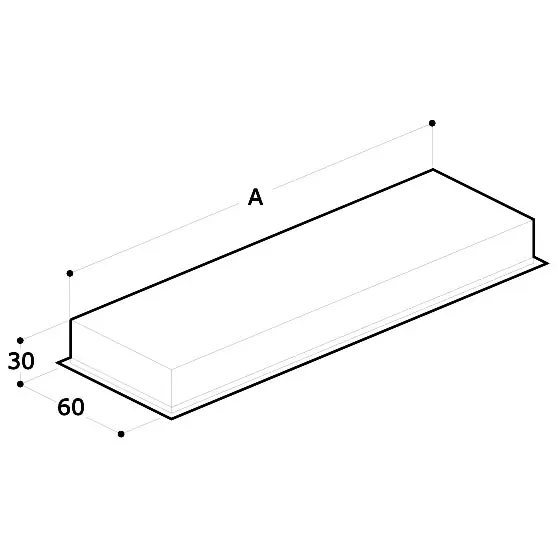 Mastro Plenum 2100 mm für Abzugshauben mit 3200 Länge