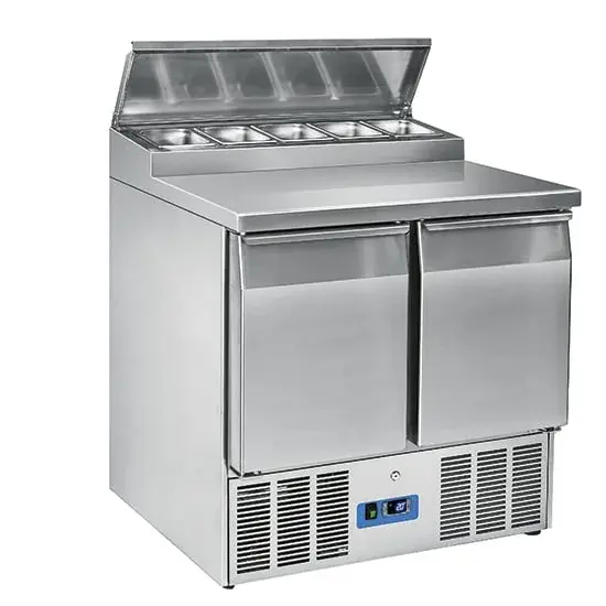 Mastro Saladette mit 2 Türen GN 1/1, 5x GN 1/6 h=150 mm, 0°/+8°C