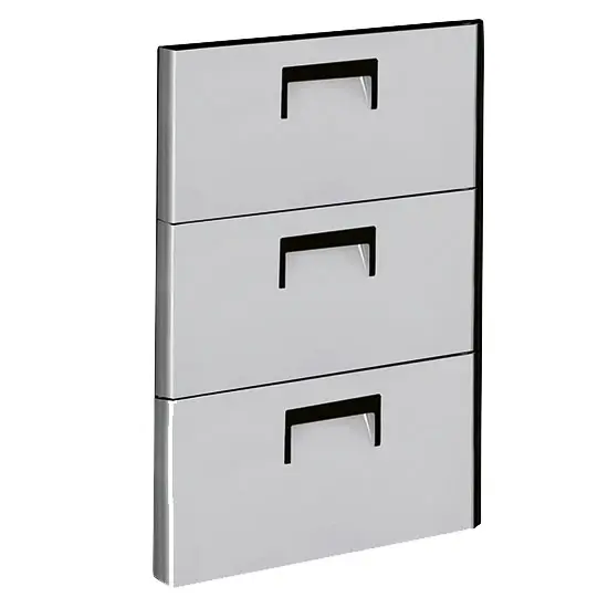Mastro Schubladen-Set 3x 1/3 für Bierausschanktheken