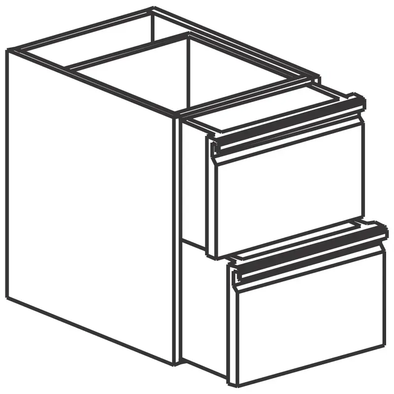 Mastro Schubladeneinheit mit 2 Laden, 400x640 mm