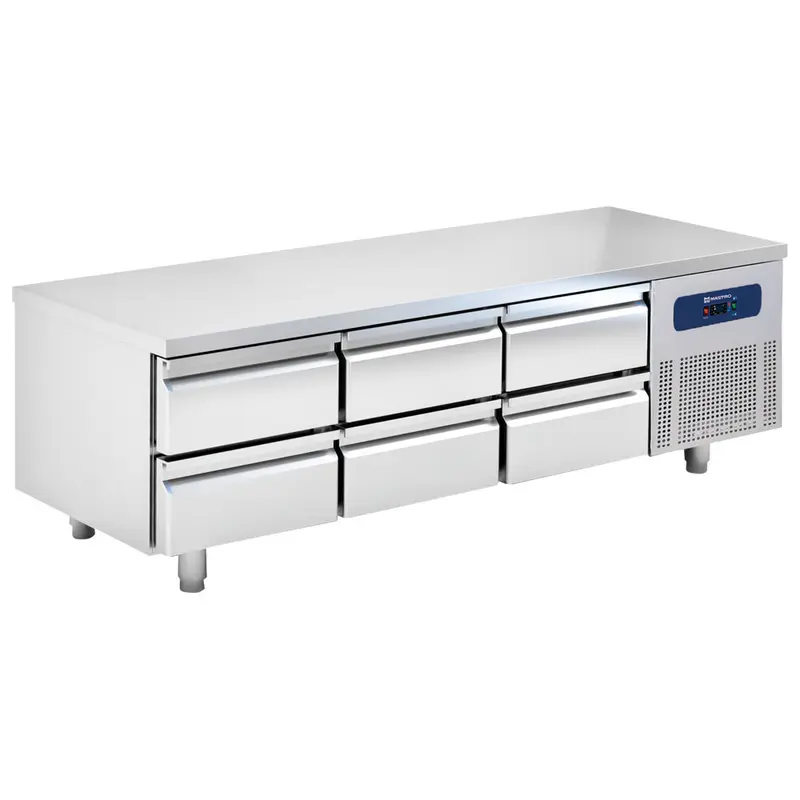 Mastro Schubladenkit 2x 1/2 für Kühlunterbauten, H=100 mm