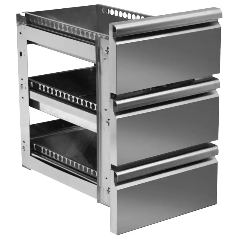 Mastro Schubladenkit GN 3x 1/3 für Kühltische mit Tiefe 700 mm