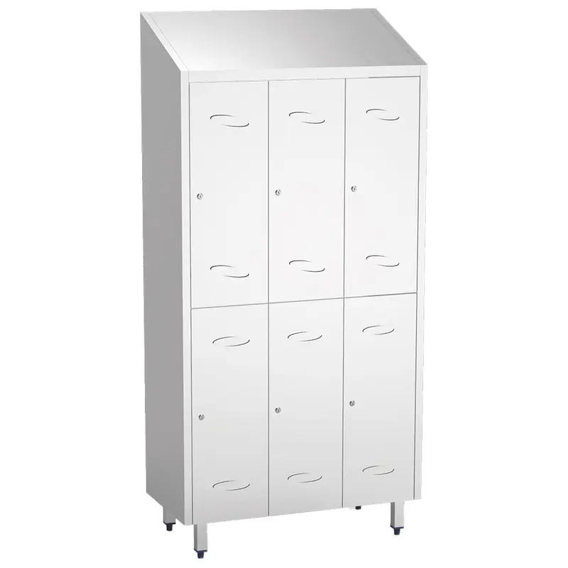 Mastro Umkleideschrank mit 6 kleinen Fächern, H=2010 mm