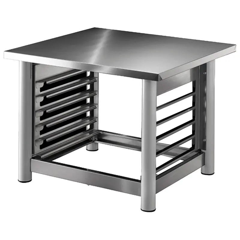 Mastro Untergestell mit Einschubschienen für Elektro-Konvektionsofen 10x GN 1/1 - 40x60 cm