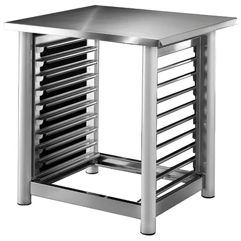 Mastro Untergestell mit Einschubschienen für Elektro-Konvektionsofen 4/6x GN 1/1 - 40x60 cm
