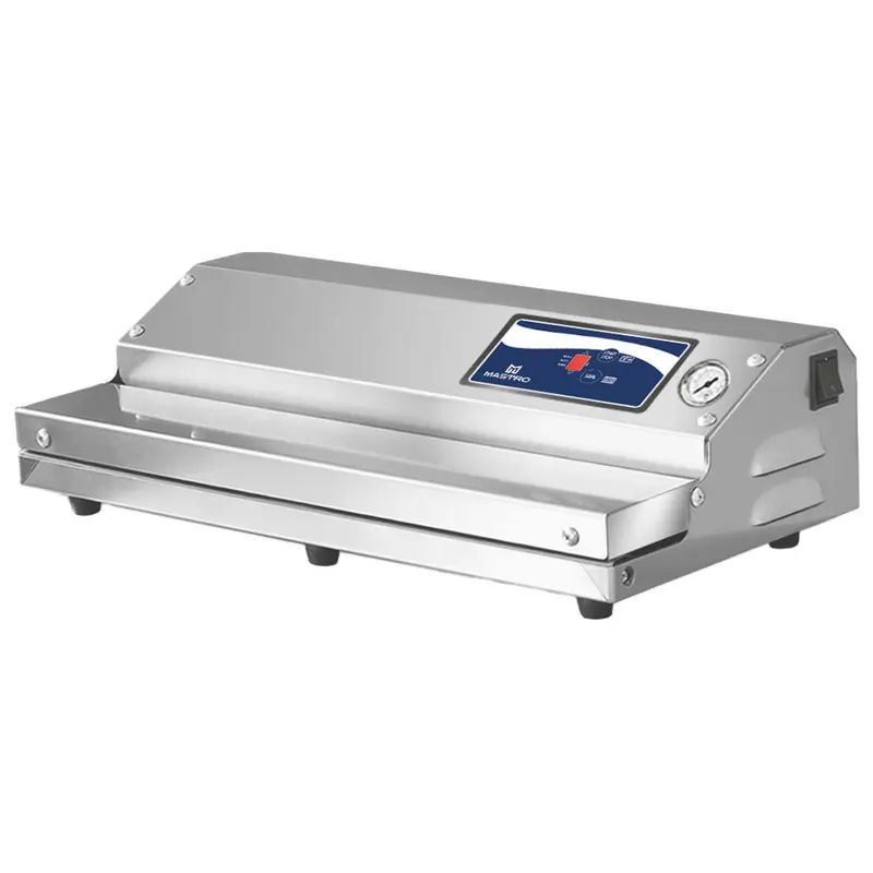 Mastro Vakuummaschine mit externer Absaugung, Schweißbalken 400 mm, 20 L/Min.
