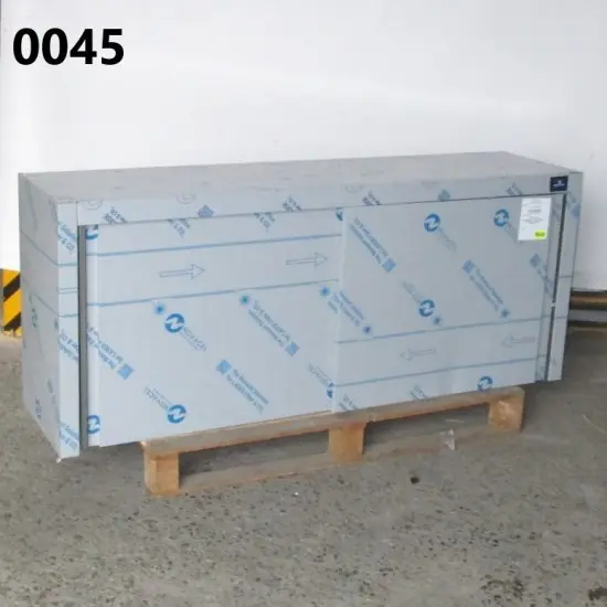 Mastro Wandhängeschrank mit Schiebetüren und Zwischenbord, 1600x400 mm - BESCHÄDIGT