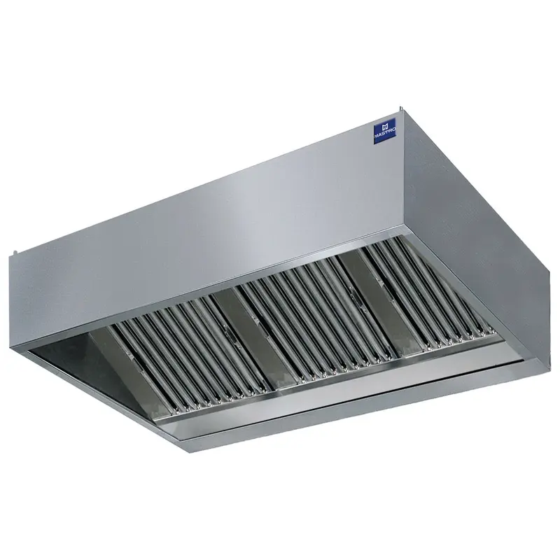 Mastro Wandhaube in Kastenform mit Einbaubeleuchtung, 2200x1000 mm