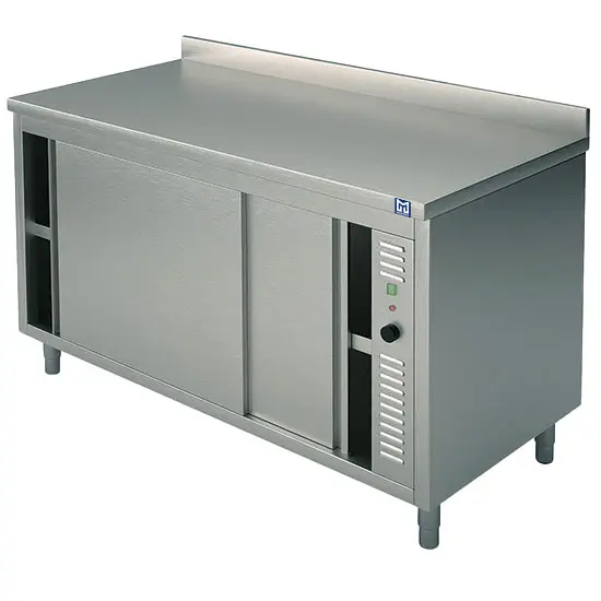 Mastro Wärmeschrank mit Schiebetüren und Aufkantung, 1300x700 mm