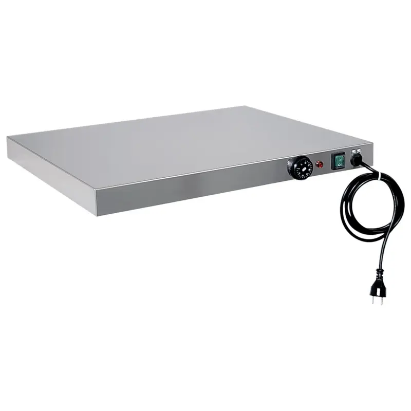 Mastro Warmhalteplatte aus Edelstahl 500x350 mm