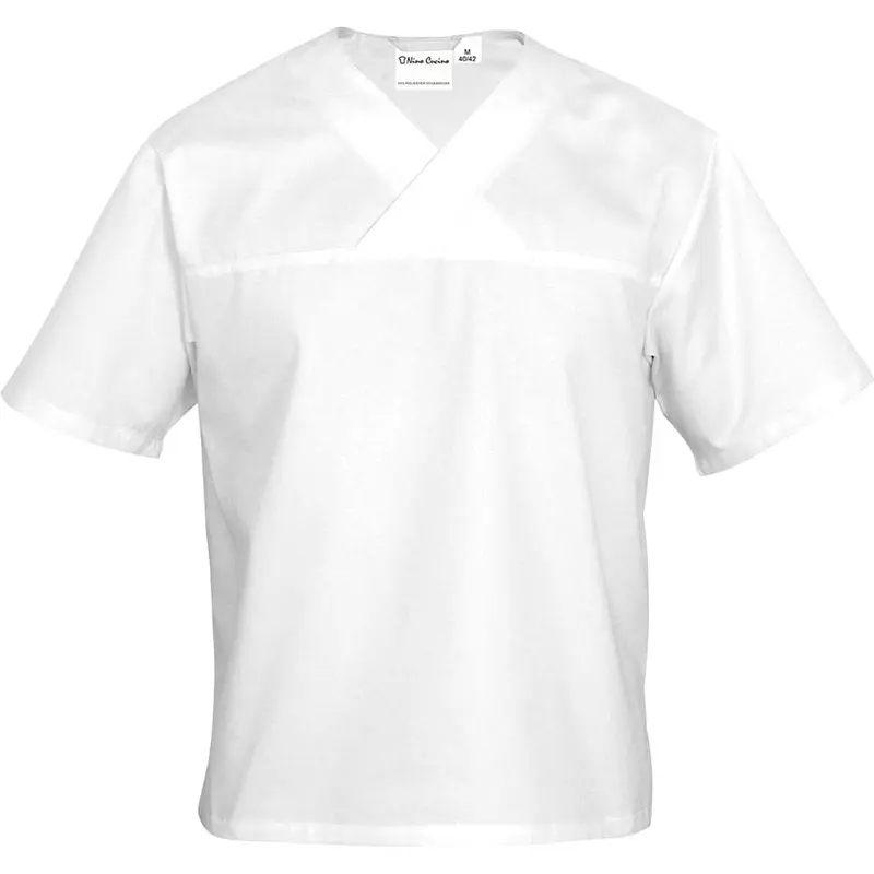Nino Cucino Kochshirt kurzarm, weiß, Größe M