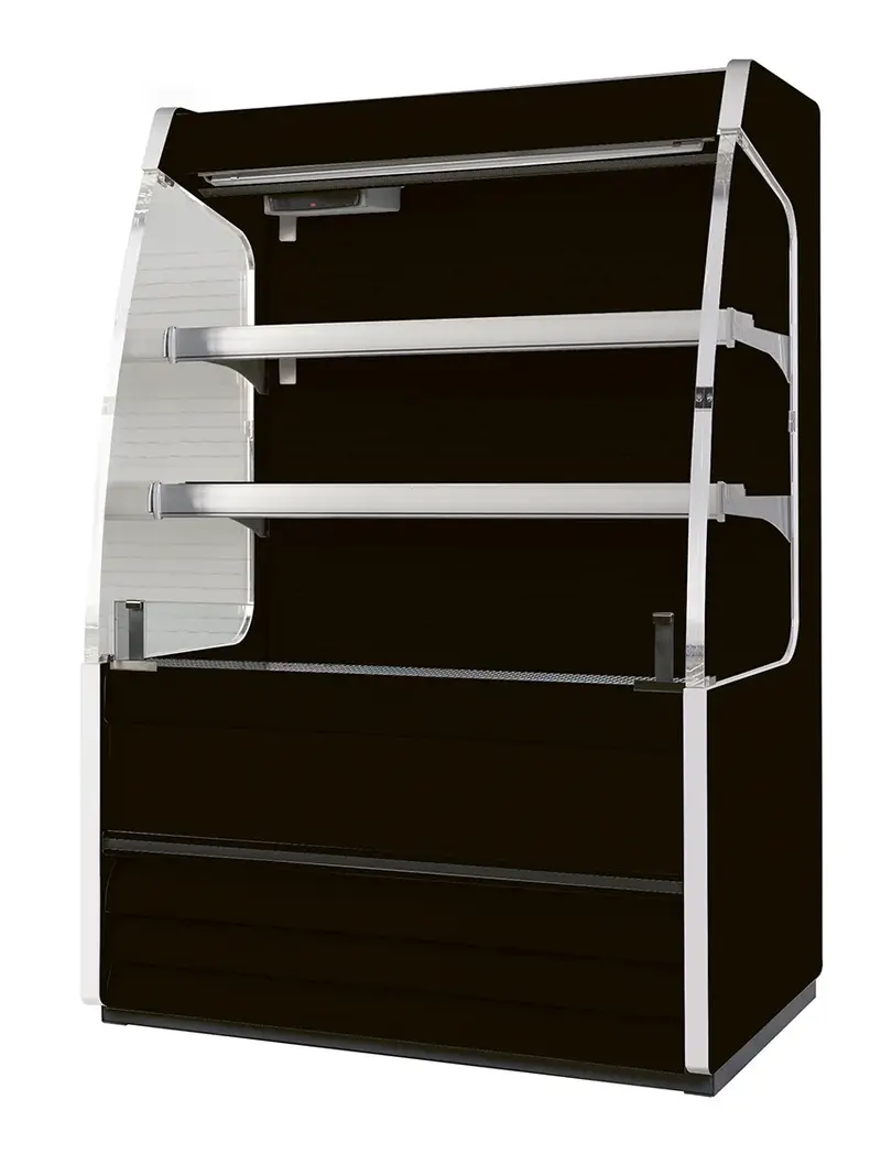 Nordcap Impuls-Wandkühlregal MERCURY 100 H 1424 M1 BLACK