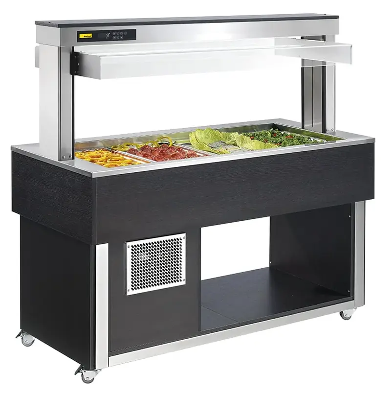 NordCap Salatbar TR-GREEN 6/1 mit statischer Kühlung