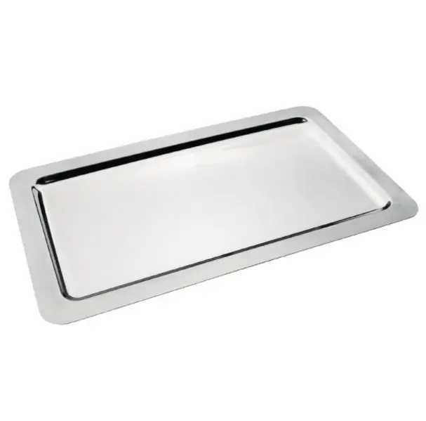 Olympia rechteckiges Speisetablett Edelstahl GN1/1
