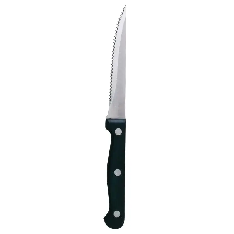 Olympia Steakmesser mit schwarzem Griff 215 mm - 12 Stk.