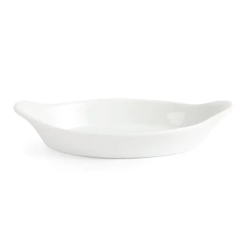Olympia Whiteware ovale Gratinschalen weiß 204 x 115 mm - 6 Stk.