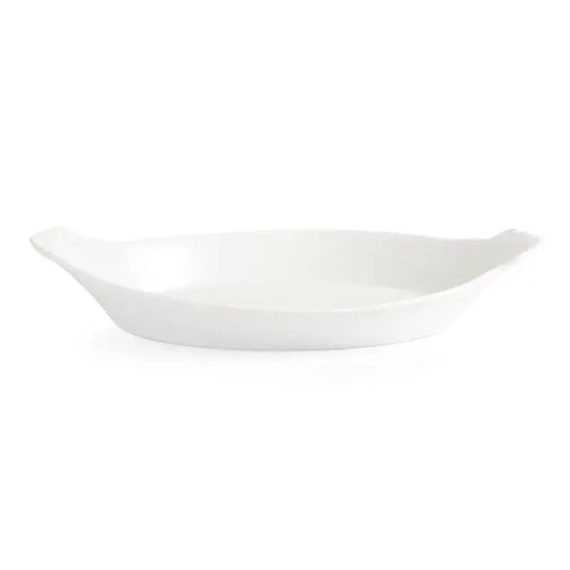 Olympia Whiteware ovale Gratinschalen weiß 320 x 177 mm - 6 Stk.