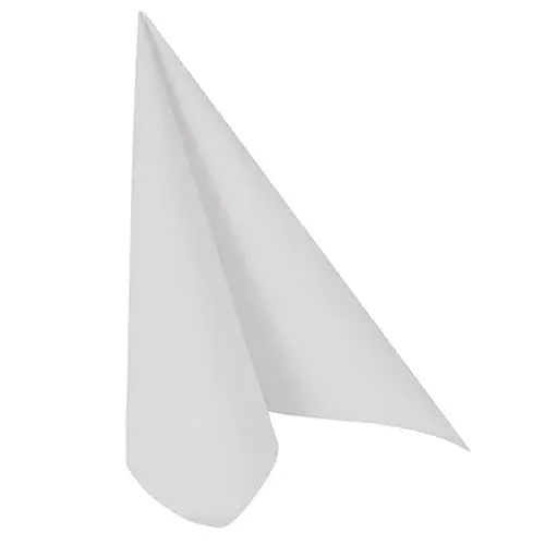 Papstar 50 Servietten ROYAL Collection 1/4-Falz 40 cm x 40 cm weiss