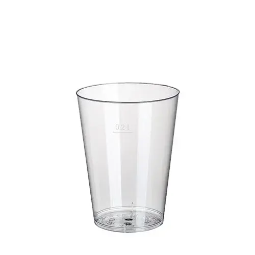 Papstar 50 Trinkbecher, PS 0,2 l Ø 7,5 cm x H