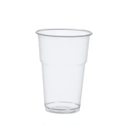 Papstar 70 Kaltgetränkebecher, PLA pure 0,4 l Ø 9,5 cm x H