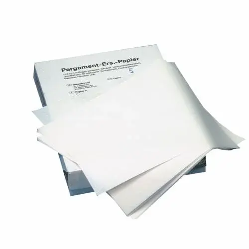 Papstar Pergament-Ersatz, 1/8 Bogen 37,5 cm x 25 cm weiss à 12,5 kg, fettdicht