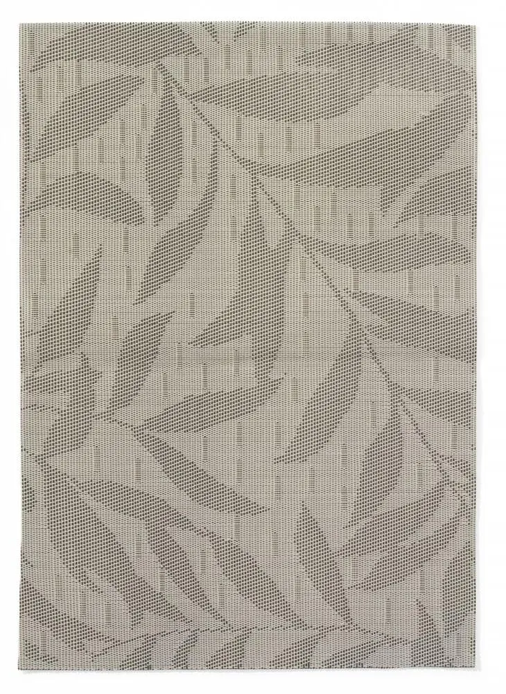 Platzset, Blätter, HENDI, Hellgrau, 6 Stk., 450x300mm