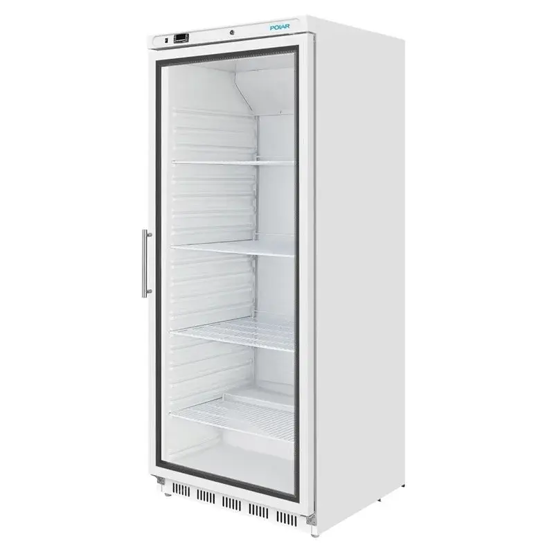 Polar C-Serie Lagerkühlschrank 600 Liter mit Glastür, weiß