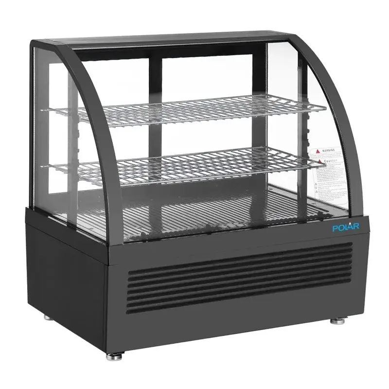 Polar C-Serie Tischkühlvitrine 100 Liter schwarz