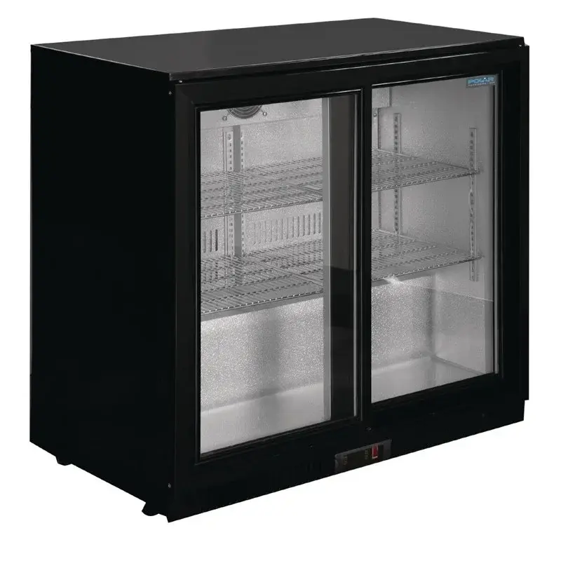 Polar G-Serie Barkühlschrank mit 2 Schiebetüren 208 Liter