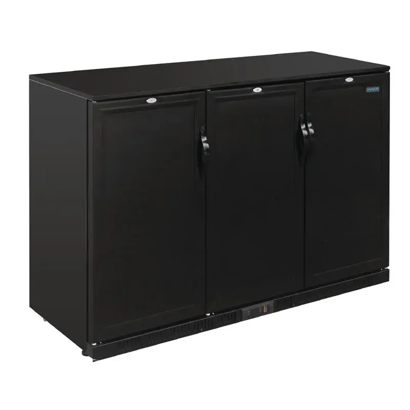 Polar G-Serie Barkühlschrank mit 3 verdeckten Klapptüren 330 Liter