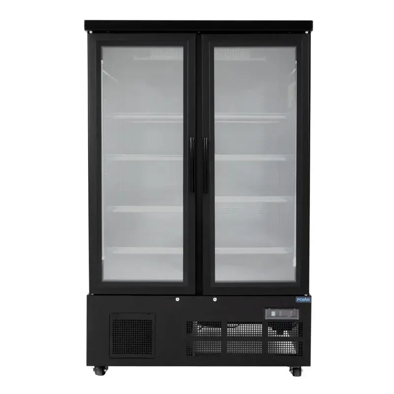 Polar G-Serie Getränkekühlschrank 744 Liter 2-türig, schwarz