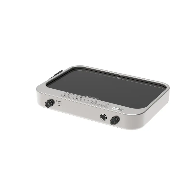 Rieber Digitale & App-gesteuerte Catering-Küche mit Cerankochfeld K-POT CONNECT 1/1-ck-2200-2Z silber