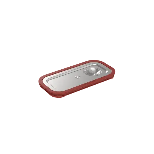 Rieber Edelstahl GN-Steckdeckel GN 1/3 mit wasserdichter Dichtung