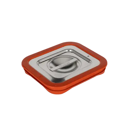 Rieber Edelstahl GN-Steckdeckel GN 1/6 mit wasserdichter Dichtung