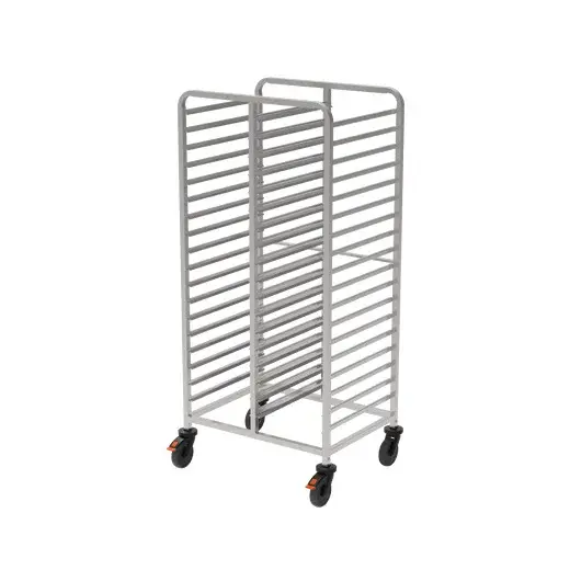 Rieber GN-Regalwagen 2x1/1 mit Abweiserrollen