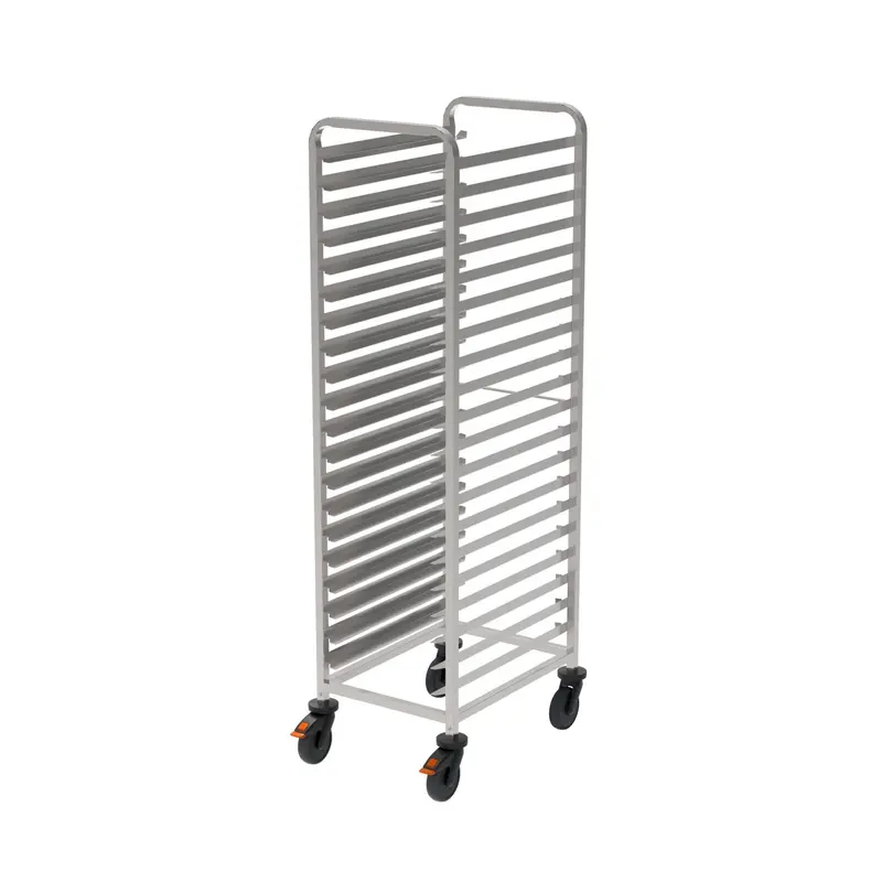 Rieber Regalwagen mit Abweiserrollen – Bäckernorm 400x600mm