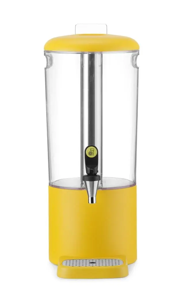 Saftspender, 8 l UNIQ, HENDI, designed by Robert Bronwasser, 8L, Gelb, 318x216x(H)532mm