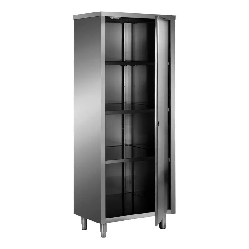 SARO Edelstahl-Lagerschrank mit 1 Flügeltür, 500x600 mm, AISI 430