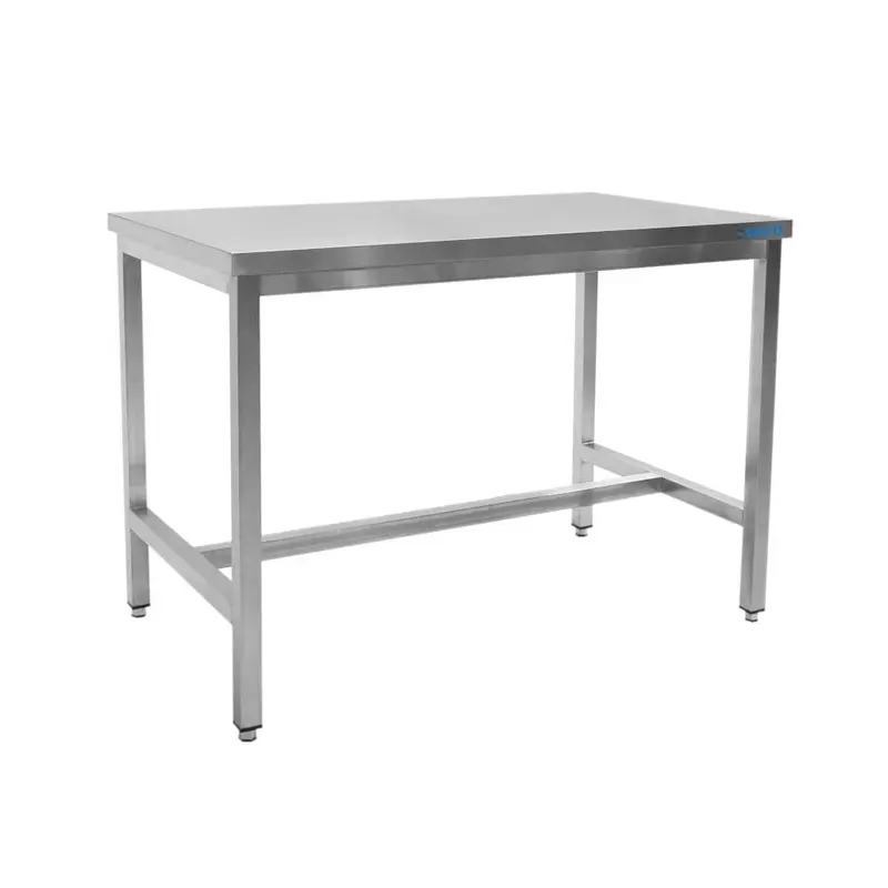 SARO Edelstahltisch ohne Unterblatt - B 600 x T 600 mm