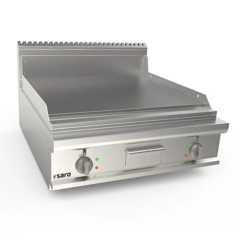 SARO Elektrogriddleplatte 800 mm breit Tisch glatt Modell LQ / FTE4BBL