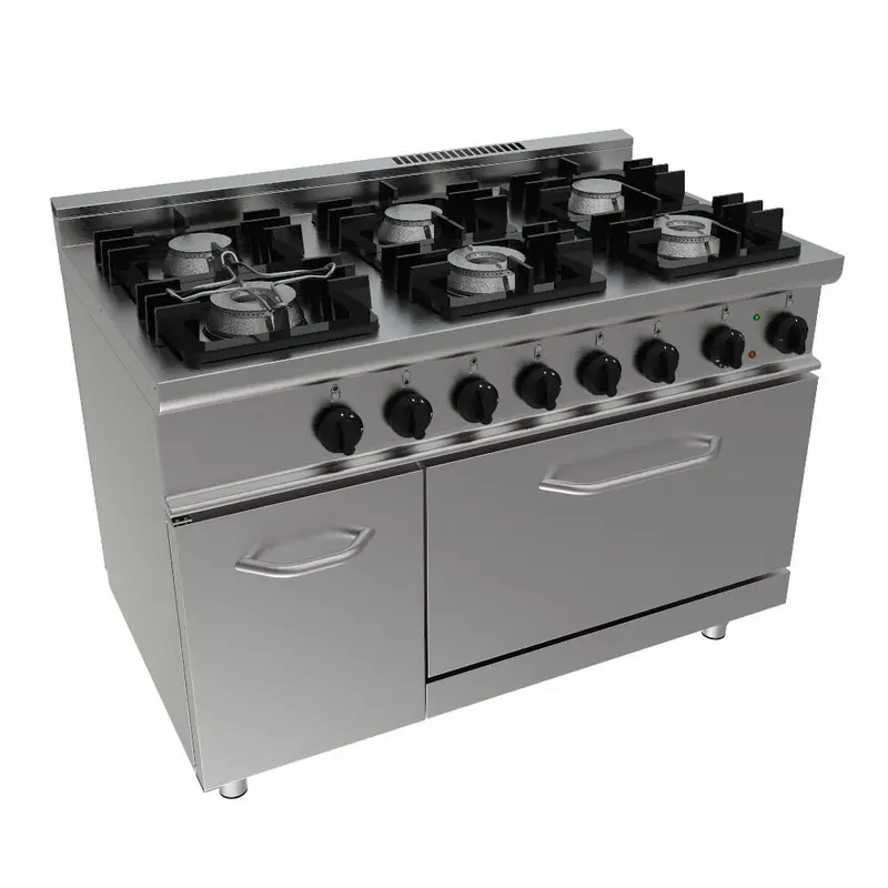 SARO Gasherd mit Elektrobackofen Modell E7/KUPG6LE