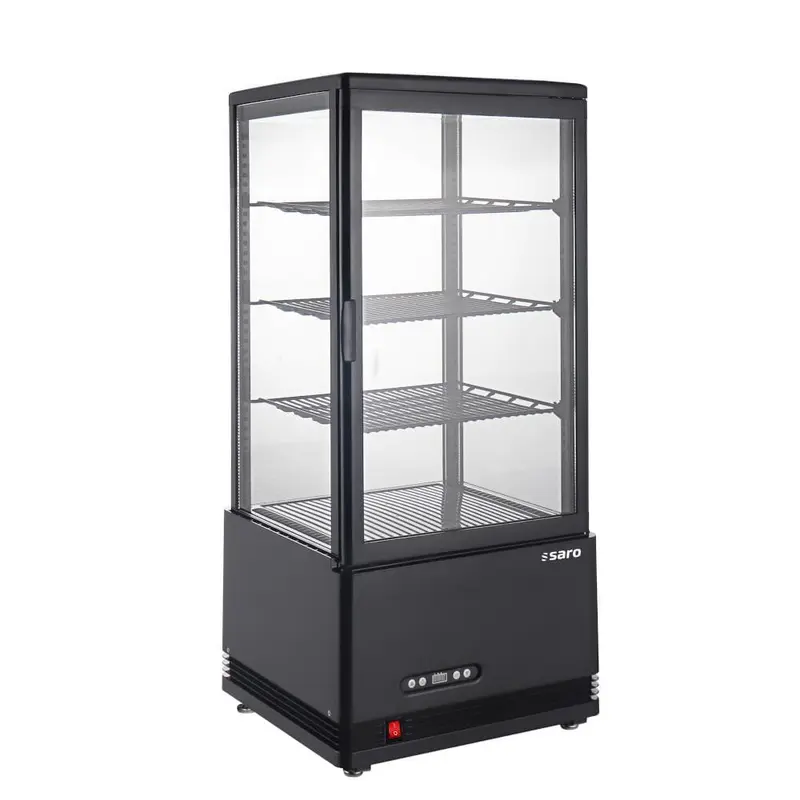 SARO Kühlvitrine Modell SC 70 AV, schwarz
