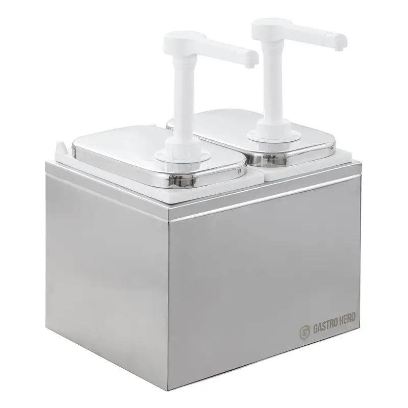 Saucenspender - 2 x 2 Liter - Dosierpumpe PP