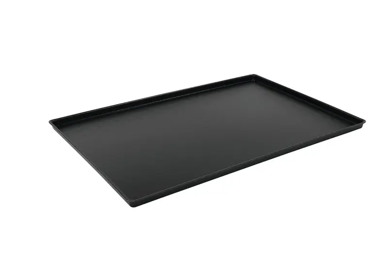 Schneider ABS Auslagetablett schwarz 400 x 600 x 20 mm, genarbte Oberfläche